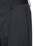 Detail View - Click To Enlarge - ALEXANDER WANG - Pleated front cotton blend pants