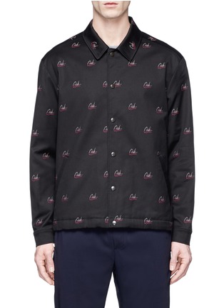 Main View - Click To Enlarge - ALEXANDER WANG - 'Girls' embroidered coach jacket