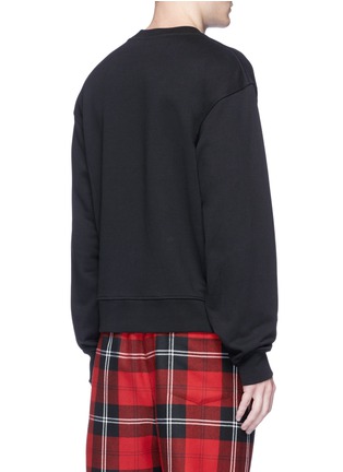Back View - Click To Enlarge - ALEXANDER WANG - 'Girls' embroidered cotton sweatshirt