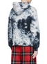 Back View - Click To Enlarge - ALEXANDER WANG - 'Classic Black' embroidered tie dye hoodie