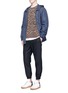 Figure View - Click To Enlarge - ALEXANDER WANG - Leopard intarsia wool-cashmere sweater