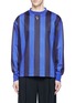 Main View - Click To Enlarge - ALEXANDER WANG - Pole dancer embroidered stripe long sleeve T-shirt