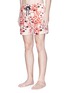 Figure View - Click To Enlarge - VILEBREQUIN - 'Moorea' coral and fish print swim shorts