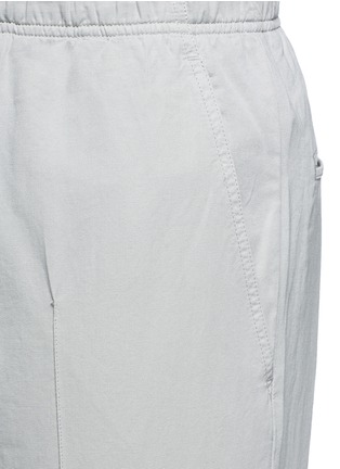 Detail View - Click To Enlarge - MAISON KITSUNÉ - Pintucked cotton jogging pants