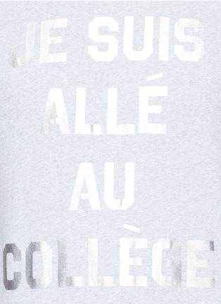 Detail View - Click To Enlarge - MAISON KITSUNÉ - Slogan print cotton T-shirt