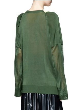 Back View - Click To Enlarge - TOGA ARCHIVES - Tucked-in colourblock sweater