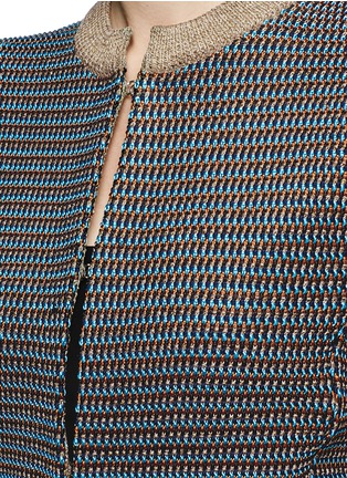 Detail View - Click To Enlarge - TOGA ARCHIVES - Split sleeve woven effect cardigan