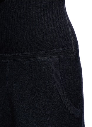 Detail View - Click To Enlarge - DKNY - Merino wool cable knit jumpsuit