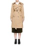 Detail View - Click To Enlarge - BALENCIAGA - Two-way off-shoulder swing trench coat