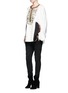 Figure View - Click To Enlarge - CHLOÉ - Button embroidered bib floral jacquard tunic