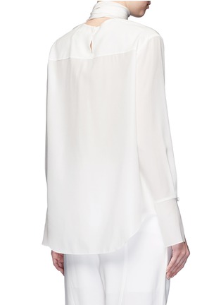 Back View - Click To Enlarge - CHLOÉ - Neck tie silk blouse