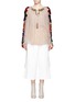 Main View - Click To Enlarge - CHLOÉ - Floral tissue jersey embroidered crépon blouse