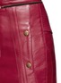Detail View - Click To Enlarge - CHLOÉ - Zip teeth trim split leather skirt