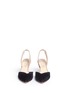 Front View - Click To Enlarge - ISA TAPIA - 'Clementina' slingback suede d'Orsay pumps