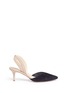 Main View - Click To Enlarge - ISA TAPIA - 'Clementina' slingback suede d'Orsay pumps