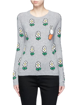 Main View - Click To Enlarge - CHINTI & PARKER - x Miffy 'Miffy Daisy' cashmere sweater