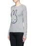 Front View - Click To Enlarge - CHINTI & PARKER - x Miffy 'Miffy Face' cashmere sweater
