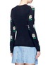 Back View - Click To Enlarge - CHINTI & PARKER - x Miffy 'Miffy Daisy' cashmere sweater