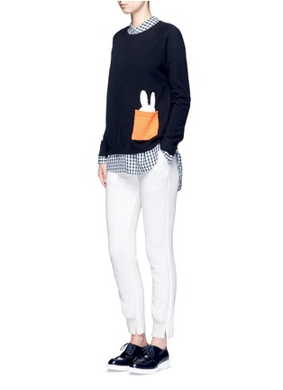 Figure View - Click To Enlarge - CHINTI & PARKER - x Miffy 'Miffy Peek Pocket' cashmere sweater