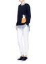 Figure View - Click To Enlarge - CHINTI & PARKER - x Miffy 'Miffy Peek Pocket' cashmere sweater