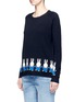 Front View - Click To Enlarge - CHINTI & PARKER - x Miffy 'Miffy Dancing' cashmere sweater