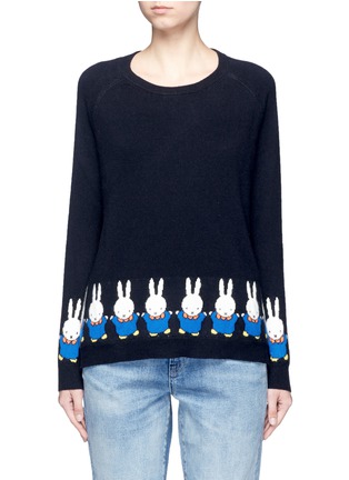 Main View - Click To Enlarge - CHINTI & PARKER - x Miffy 'Miffy Dancing' cashmere sweater