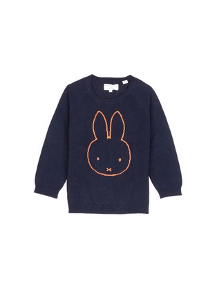 Main View - Click To Enlarge - CHINTI & PARKER - x Miffy 'Miffy Face' cashmere kids sweater