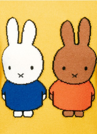 Detail View - Click To Enlarge - CHINTI & PARKER - x Miffy 'Miffy Peekaboo' cashmere sweater