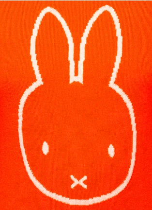 Detail View - Click To Enlarge - CHINTI & PARKER - x Miffy 'Miffy Face' cashmere sweater