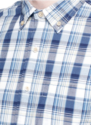Detail View - Click To Enlarge - ALEX MILL - 'Cove' plaid cotton shirt