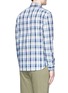 Back View - Click To Enlarge - ALEX MILL - 'Cove' plaid cotton shirt