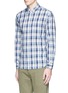 Front View - Click To Enlarge - ALEX MILL - 'Cove' plaid cotton shirt