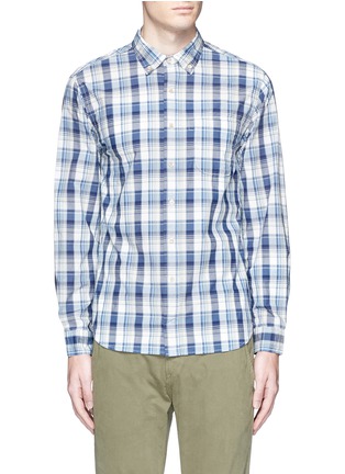 Main View - Click To Enlarge - ALEX MILL - 'Cove' plaid cotton shirt