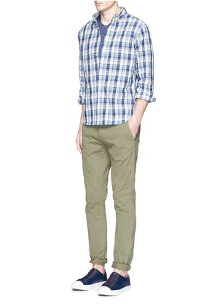 Figure View - Click To Enlarge - ALEX MILL - 'Cove' plaid cotton shirt