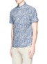 Front View - Click To Enlarge - ALEX MILL - 'Floral Reef' print cotton shirt