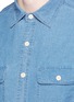 Detail View - Click To Enlarge - ALEX MILL - 'Dobby Roadhouse' stitch chambray shirt