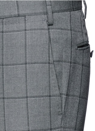 Detail View - Click To Enlarge - TOMORROWLAND - Slim fit Fratelli Tallia di Delfino® windowpane check wool pants