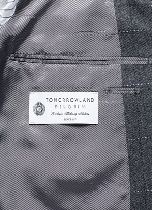  - TOMORROWLAND - Dormeuil® wool windowpane check blazer