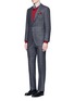 Figure View - Click To Enlarge - TOMORROWLAND - Dormeuil® wool windowpane check blazer