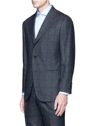 Front View - Click To Enlarge - TOMORROWLAND - Glen plaid Ermenegildo Zegna silk suit