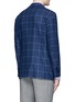 Back View - Click To Enlarge - TOMORROWLAND - Zegna® windowpane check wool-cashmere soft blazer