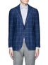 Main View - Click To Enlarge - TOMORROWLAND - Zegna® windowpane check wool-cashmere soft blazer