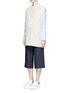 Figure View - Click To Enlarge - CÉDRIC CHARLIER - Anchor button foldover leg culottes