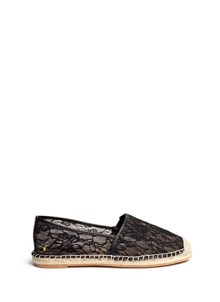 Main View - Click To Enlarge - 90293 - 'Balmoral' lace espadrilles
