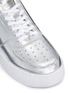 Detail View - Click To Enlarge - 90293 - 'Racerr' mirror leather platform sneakers