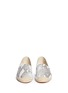 Front View - Click To Enlarge - 90293 - 'Balmoral' snake embossed suede espadrilles