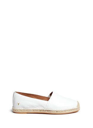 Main View - Click To Enlarge - 90293 - 'Balmoral' nappa leather espadrilles