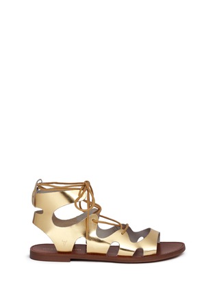 Main View - Click To Enlarge - 90293 - 'Baby' low gladiator calf leather sandals