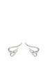 Main View - Click To Enlarge - MESSIKA - 'Daisy' diamond 18k white gold earrings