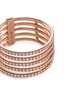 Detail View - Click To Enlarge - MESSIKA - 'Gatsby 5 Rows' diamond 18k rose gold ring